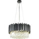 Canada LED 22 inch Black Chandelier Ceiling Light